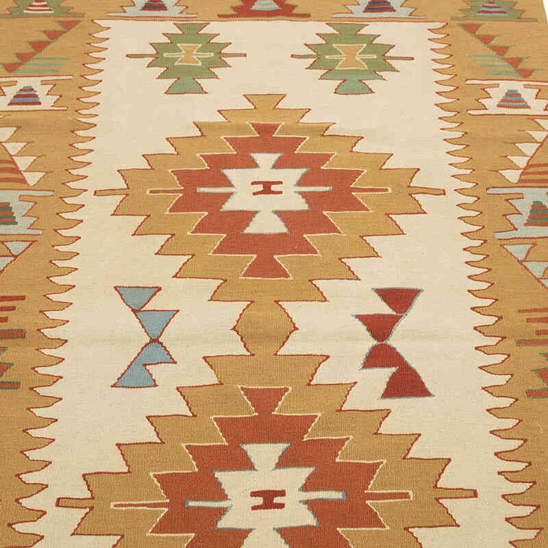 New Handwoven Turkish Kilim Rug - 3' 9" x 5' 8" (45" x 68") - K0080462