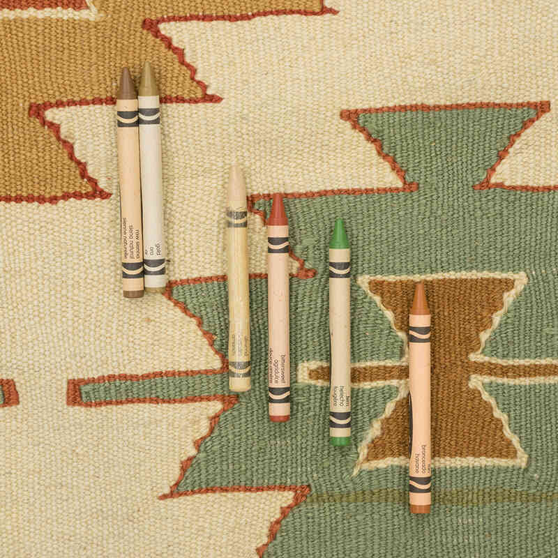 New Handwoven Turkish Kilim Rug - 3' 9" x 5' 8" (45" x 68") - K0080462