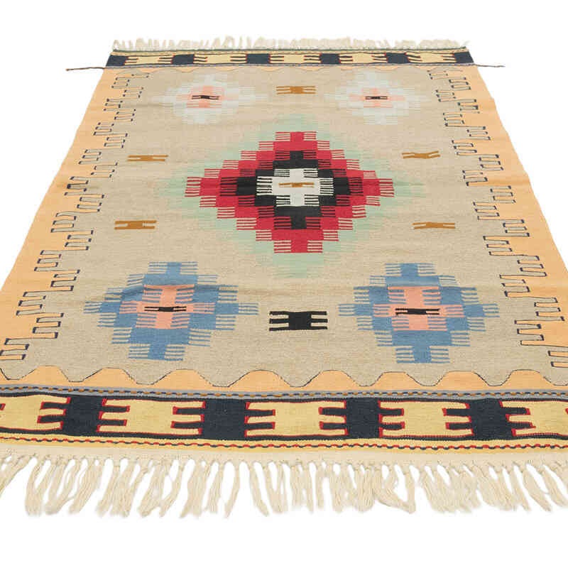 Nueva Alfombra Turca Kilim - 120 cm x 178 cm - K0080464