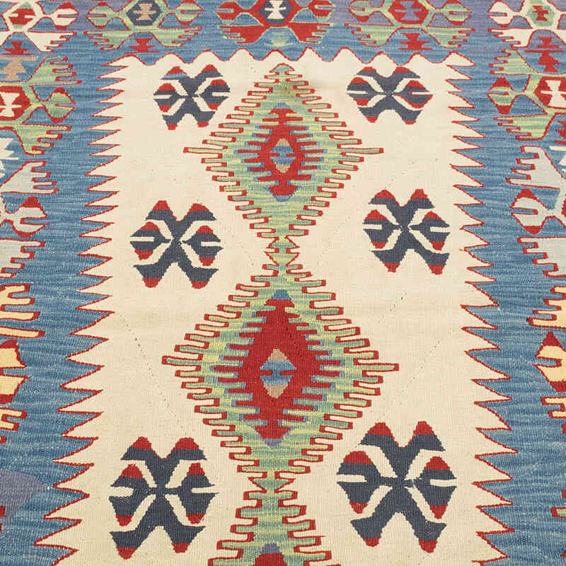 New Handwoven Turkish Kilim Rug - 4' 4" x 5' 11" (52" x 71") - K0080465