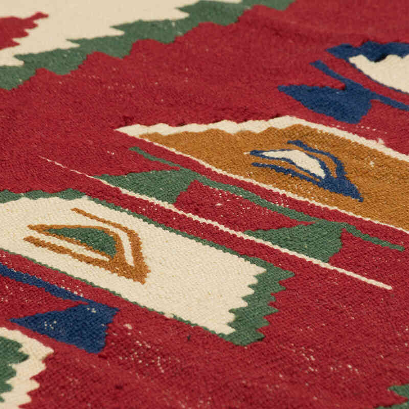 New Handwoven Turkish Kilim Rug - 3' 8" x 5' 5" (44" x 65") - K0080466