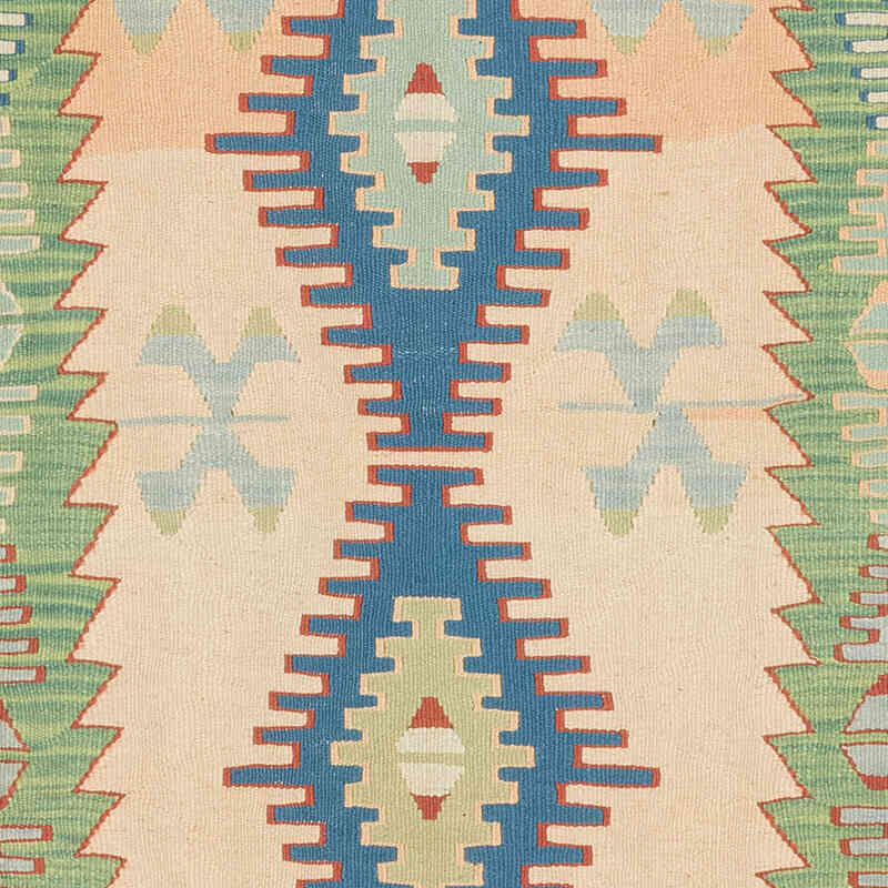 New Handwoven Turkish Kilim Rug - 3' 8" x 5' 9" (44" x 69") - K0080467
