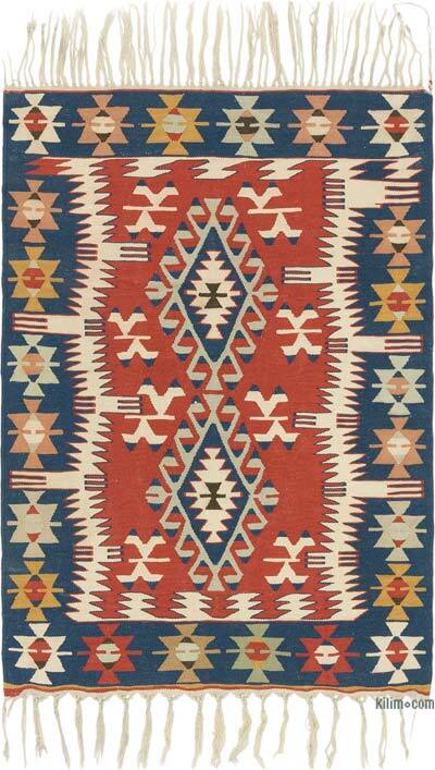 Yeni Kök Boya El Dokuma Kilim - 108 cm x 154 cm