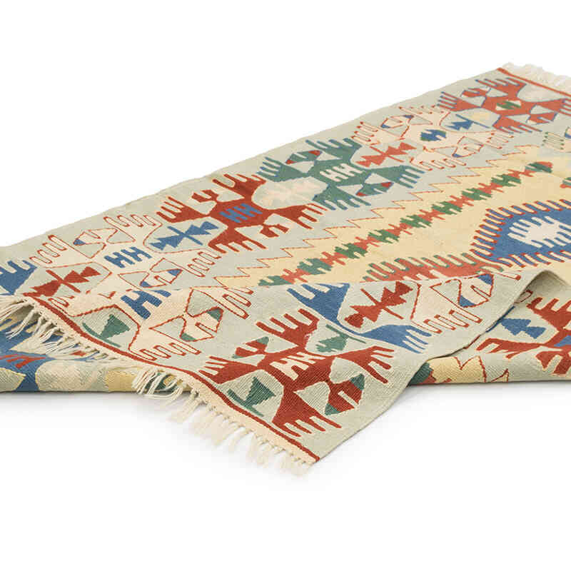 Yeni Kök Boya El Dokuma Kilim - 120 cm x 178 cm - K0080471