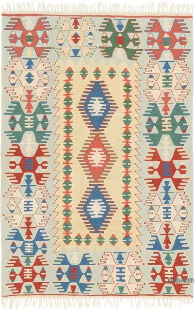 Yeni Kök Boya El Dokuma Kilim - 120 cm x 178 cm