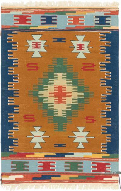 Yeni Kök Boya El Dokuma Kilim - 112 cm x 170 cm