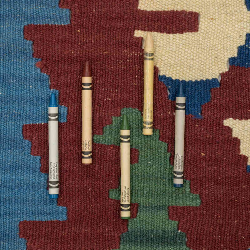 Nueva Alfombra Turca Kilim - 125 cm x 166 cm - K0080473