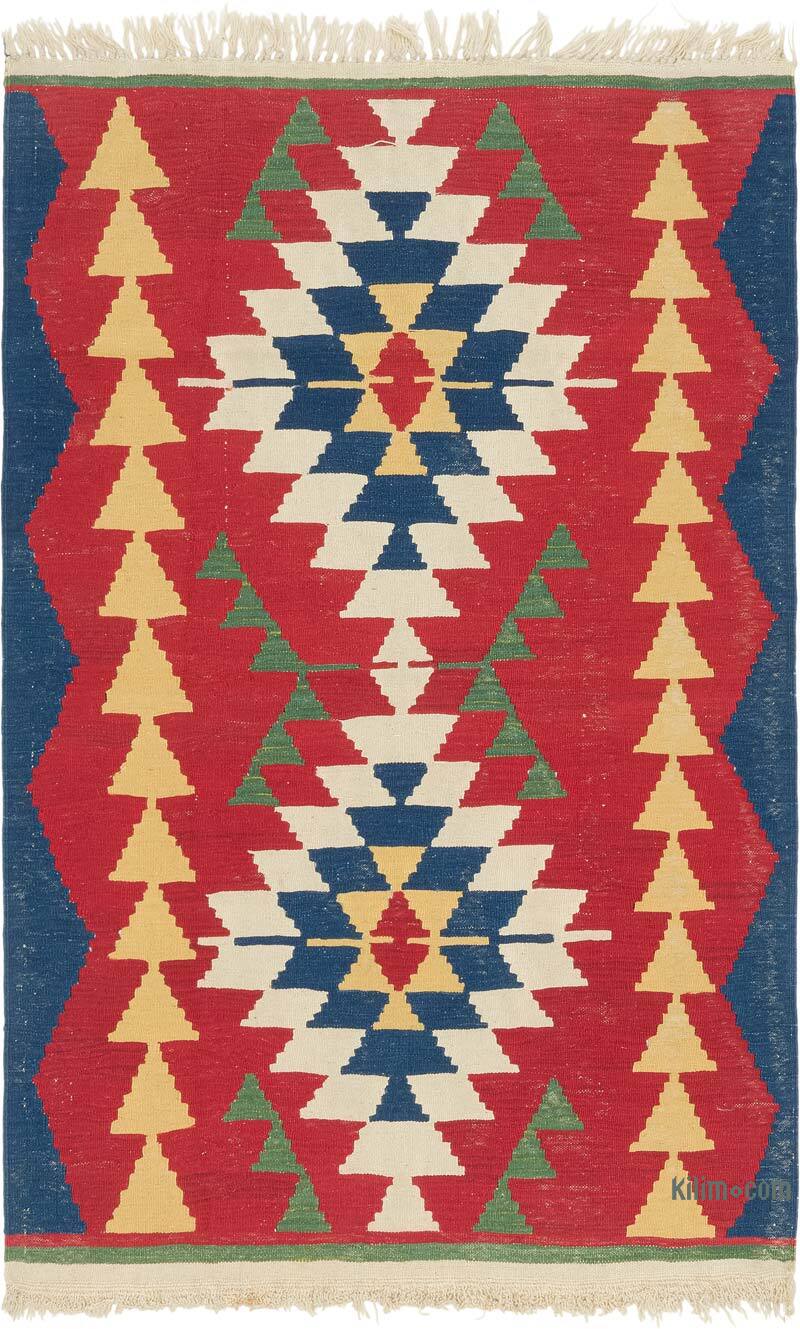 Nueva Alfombra Turca Kilim - 114 cm x 176 cm - K0080476