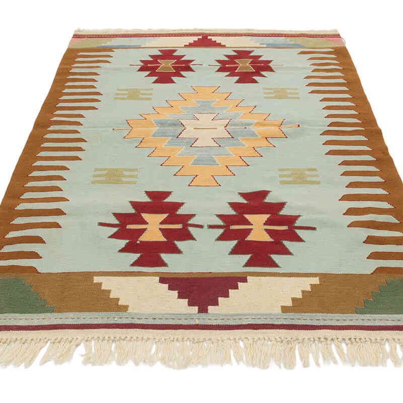 Yeni Kök Boya El Dokuma Kilim - 119 cm x 174 cm - K0080478