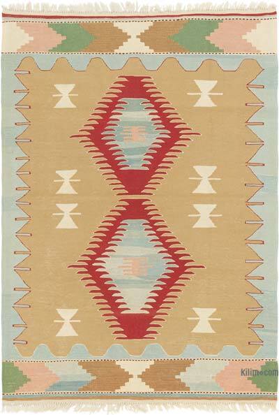 Yeni Kök Boya El Dokuma Kilim - 119 cm x 167 cm