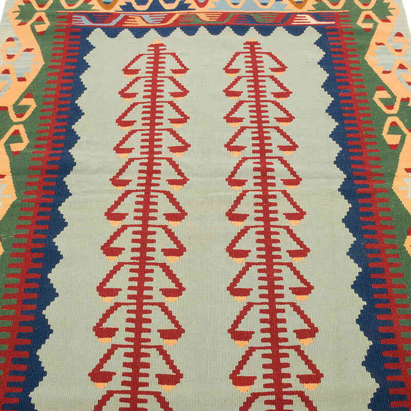 New Handwoven Turkish Kilim Rug - 4'  x 5' 11" (48" x 71") - K0080480