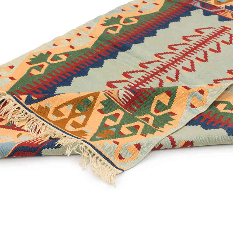 New Handwoven Turkish Kilim Rug - 4'  x 5' 11" (48" x 71") - K0080480