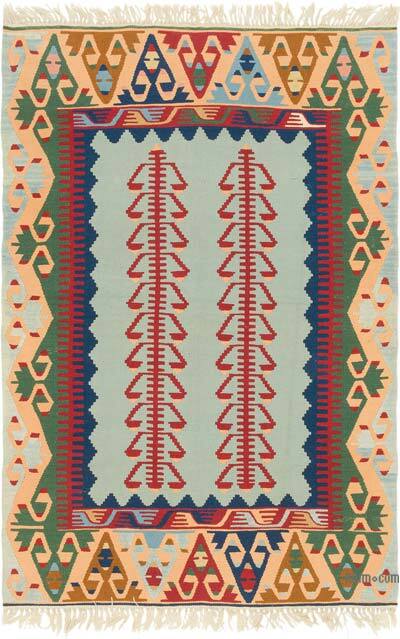 New Handwoven Turkish Kilim Rug - 4'  x 5' 11" (48" x 71")