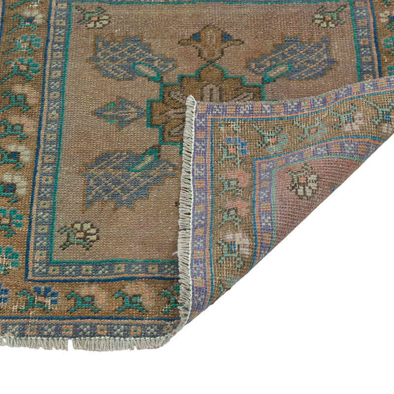 Vintage Turkish Hand-Knotted Rug - 1' 11" x 1' 11" (23" x 23") - K0080485
