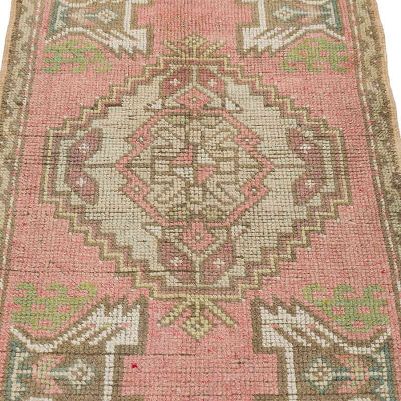 Alfombra Vintage Turca Anudada a Mano - 56 cm x 93 cm - K0080498