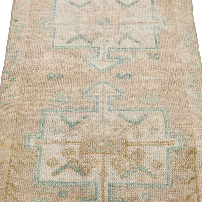 El Dokuma Vintage Halı - 49 cm x 85 cm - K0080499