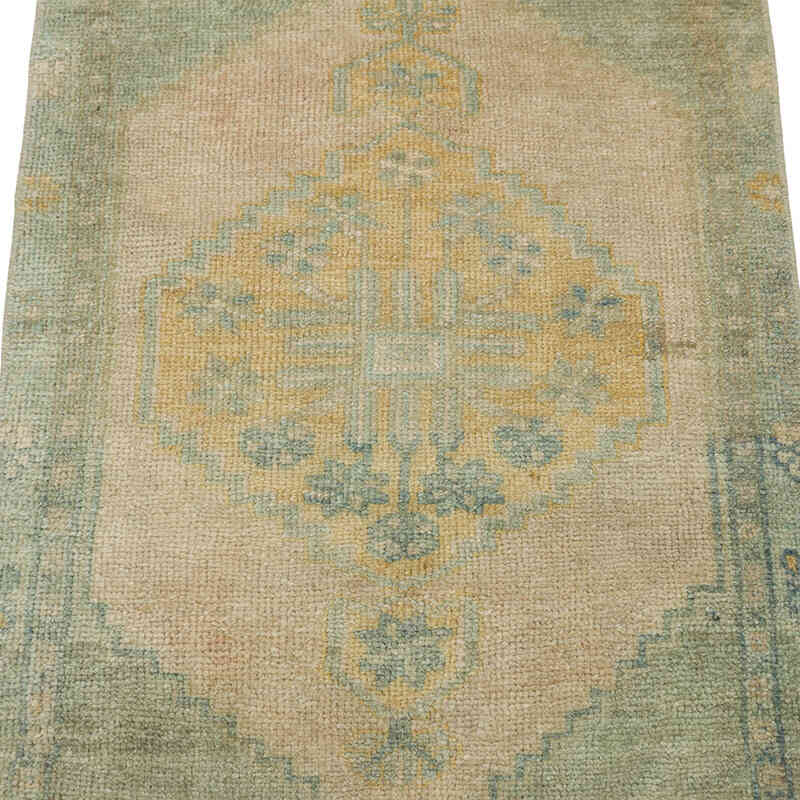 Alfombra Vintage Turca Anudada a Mano - 46 cm x 80 cm - K0080503