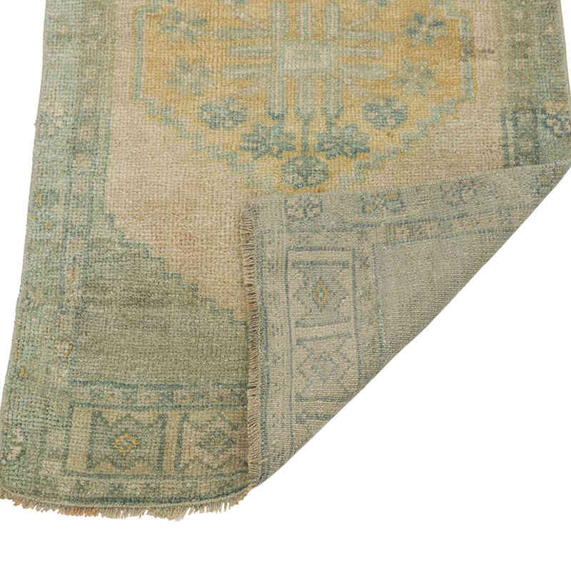 Alfombra Vintage Turca Anudada a Mano - 46 cm x 80 cm - K0080503