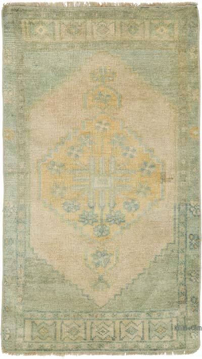 Vintage Turkish Hand-Knotted Rug - 1' 6" x 2' 7" (18" x 31")