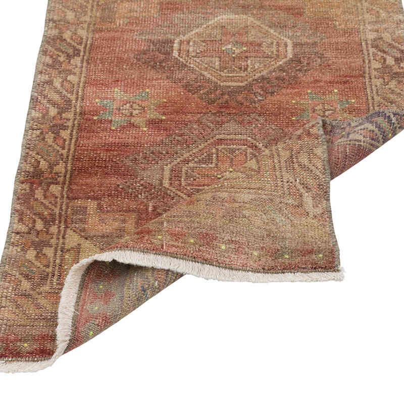 Alfombra Vintage Turca Anudada a Mano - 48 cm x 82 cm - K0080508