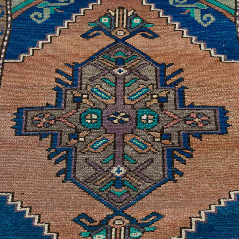 El Dokuma Vintage Halı - 47 cm x 76 cm - K0080514