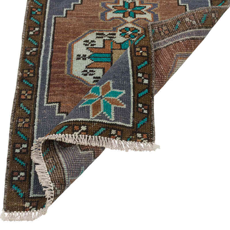 El Dokuma Vintage Halı - 50 cm x 80 cm - K0080516
