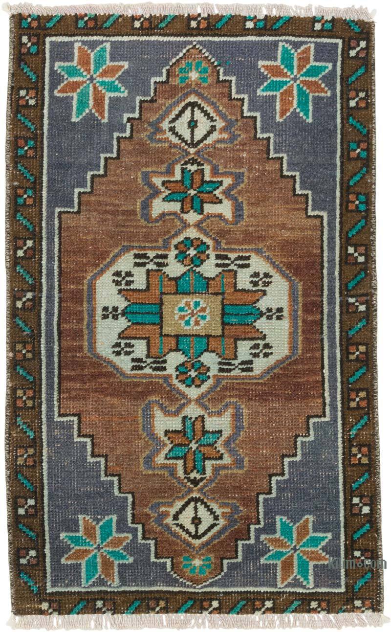 El Dokuma Vintage Halı - 50 cm x 80 cm - K0080516