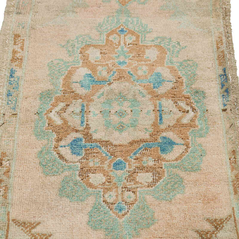 Vintage Turkish Hand-Knotted Rug - 1' 5" x 2' 8" (17" x 32") - K0080520