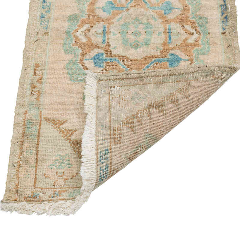 Vintage Turkish Hand-Knotted Rug - 1' 5" x 2' 8" (17" x 32") - K0080520