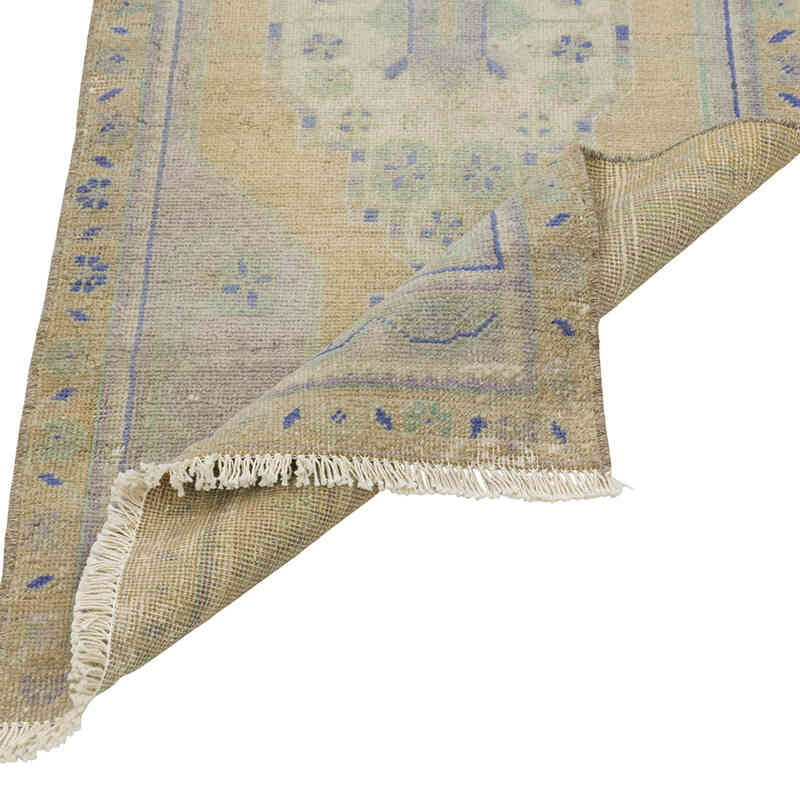 El Dokuma Vintage Halı - 52 cm x 113 cm - K0080524