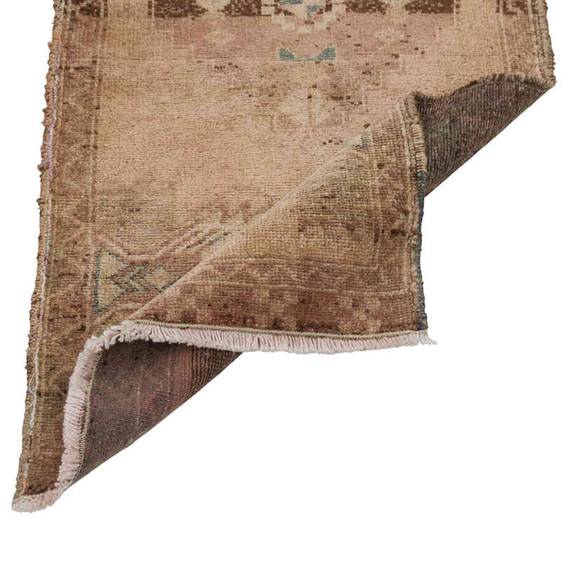 El Dokuma Vintage Halı - 45 cm x 104 cm - K0080531