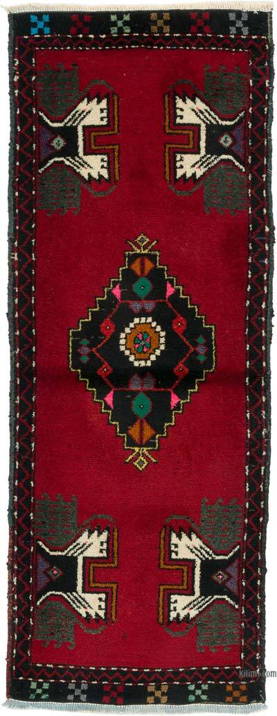 El Dokuma Vintage Halı - 50 cm x 133 cm