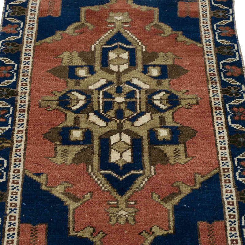 Vintage Turkish Hand-Knotted Rug - 1' 9" x 3' 3" (21" x 39") - K0080546
