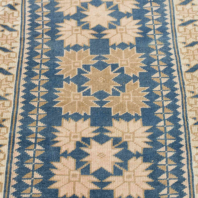 Alfombra Vintage Turca Anudada a Mano - 53 cm x 75 cm - K0080561