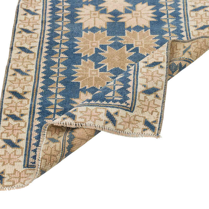 Alfombra Vintage Turca Anudada a Mano - 53 cm x 75 cm - K0080561