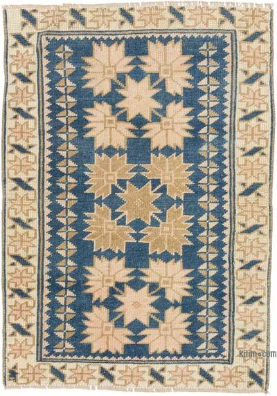 Vintage Turkish Hand-Knotted Rug - 1' 9" x 2' 6" (21" x 30")