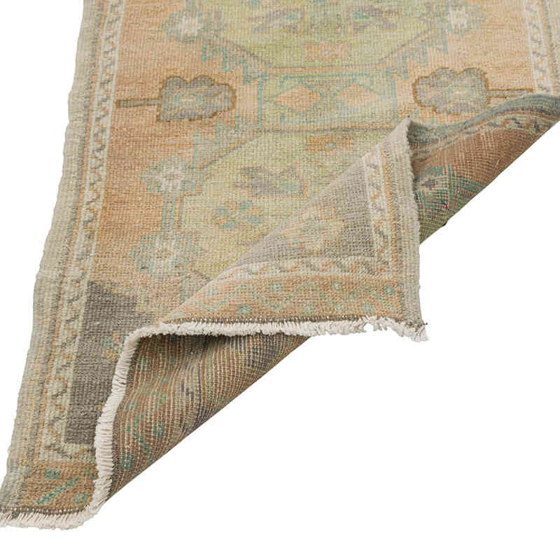 Alfombra Vintage Turca Anudada a Mano - 53 cm x 102 cm - K0080568
