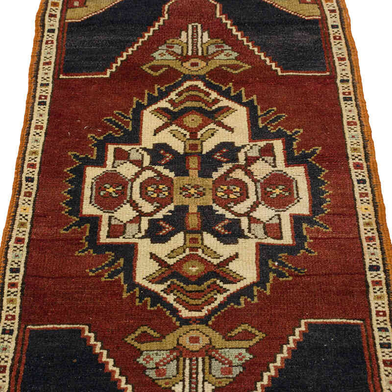 Vintage Turkish Hand-Knotted Rug - 1' 9" x 3' 1" (21" x 37") - K0080569
