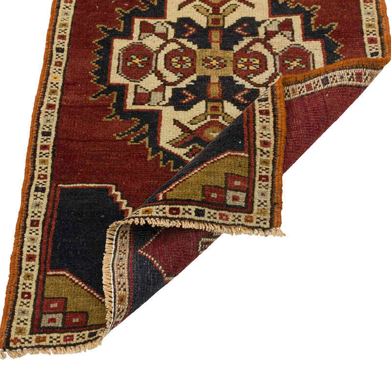 Vintage Turkish Hand-Knotted Rug - 1' 9" x 3' 1" (21" x 37") - K0080569