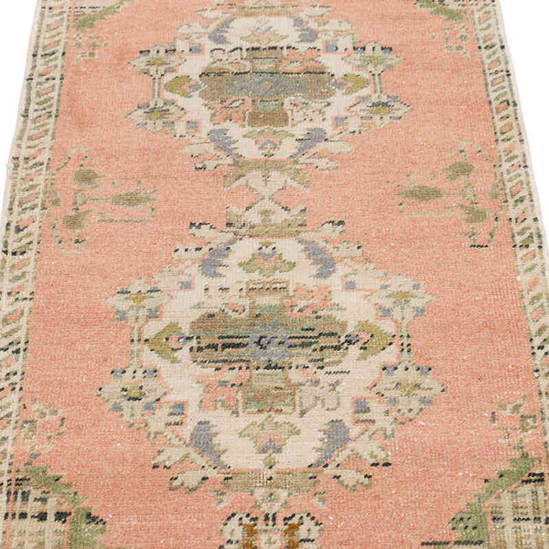 Vintage Turkish Hand-Knotted Rug - 1' 10" x 2' 10" (22" x 34") - K0080575