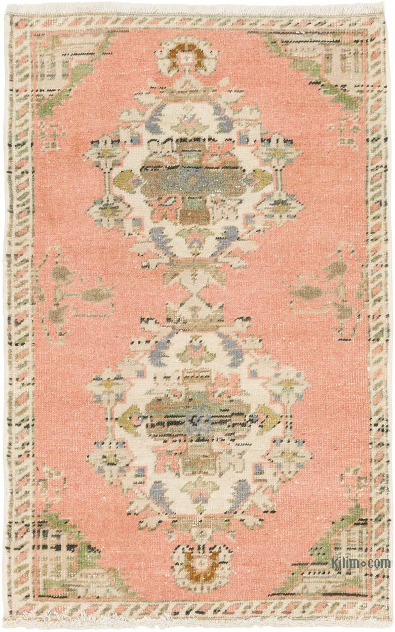 Vintage Turkish Hand-Knotted Rug - 1' 10" x 2' 10" (22" x 34") - K0080575