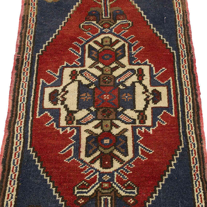 Alfombra Vintage Turca Anudada a Mano - 51 cm x 108 cm - K0080576