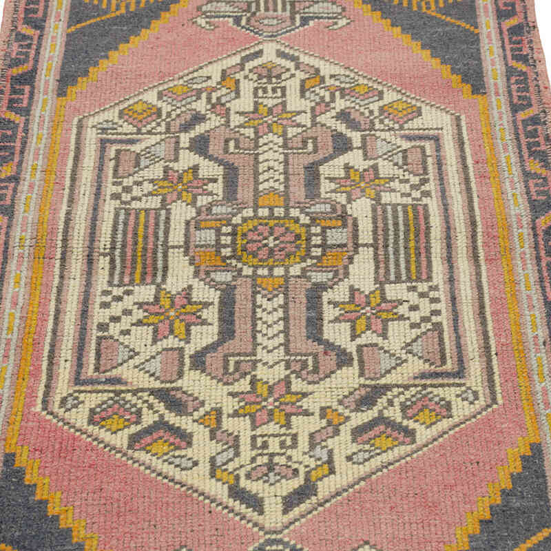 Vintage Turkish Hand-Knotted Rug - 1' 10" x 4' 4" (22" x 52") - K0080584