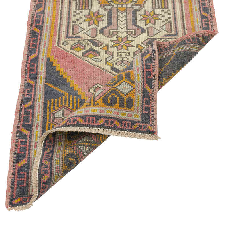 Vintage Turkish Hand-Knotted Rug - 1' 10" x 4' 4" (22" x 52") - K0080584