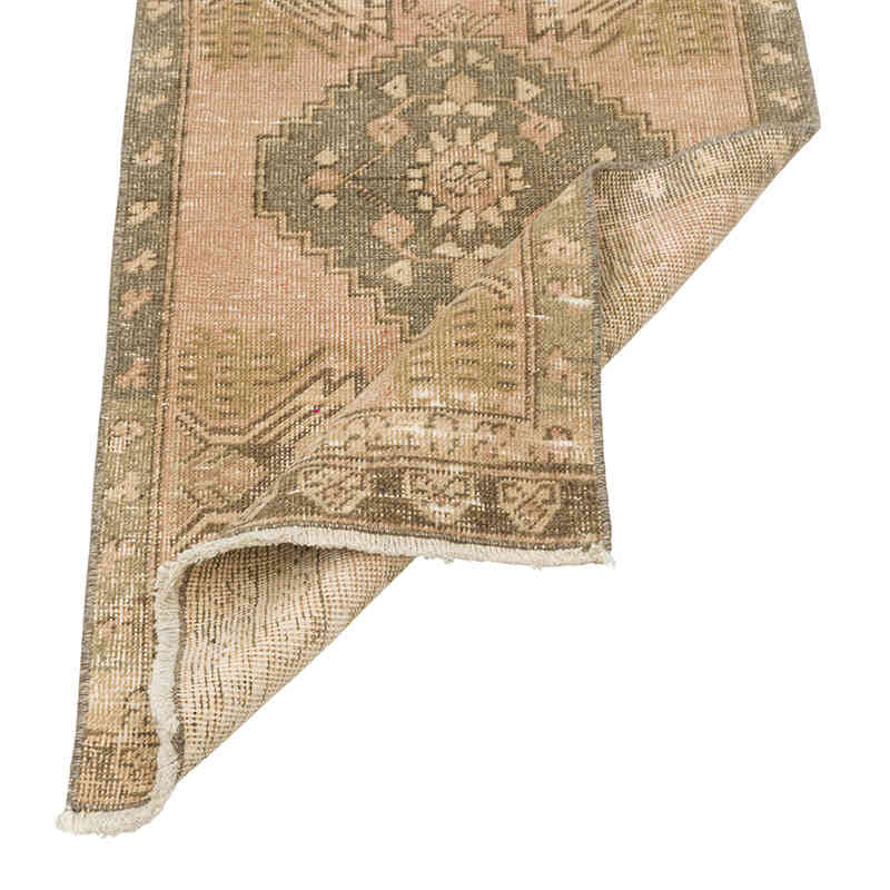 Vintage Turkish Hand-Knotted Rug - 1' 8" x 3'  (20" x 36") - K0080592
