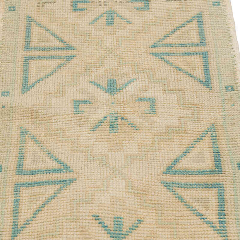 Vintage Turkish Hand-Knotted Rug - 1' 8" x 3' 7" (20" x 43") - K0080593