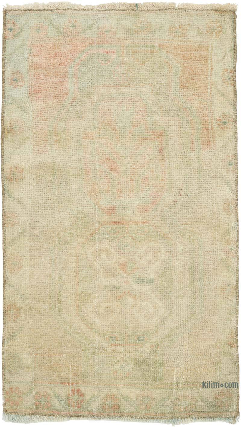 Vintage Turkish Hand-Knotted Rug - 1' 5" x 2' 6" (17" x 30") - K0080598
