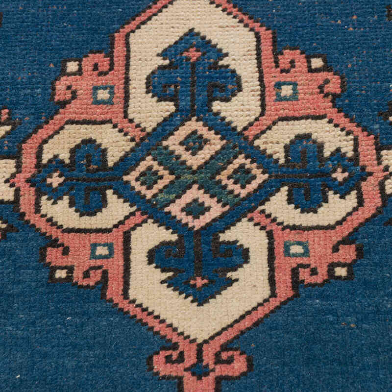Alfombra Vintage Turca Anudada a Mano - 65 cm x 54 cm - K0080602