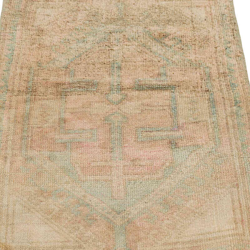 El Dokuma Vintage Halı - 50 cm x 81 cm - K0080604