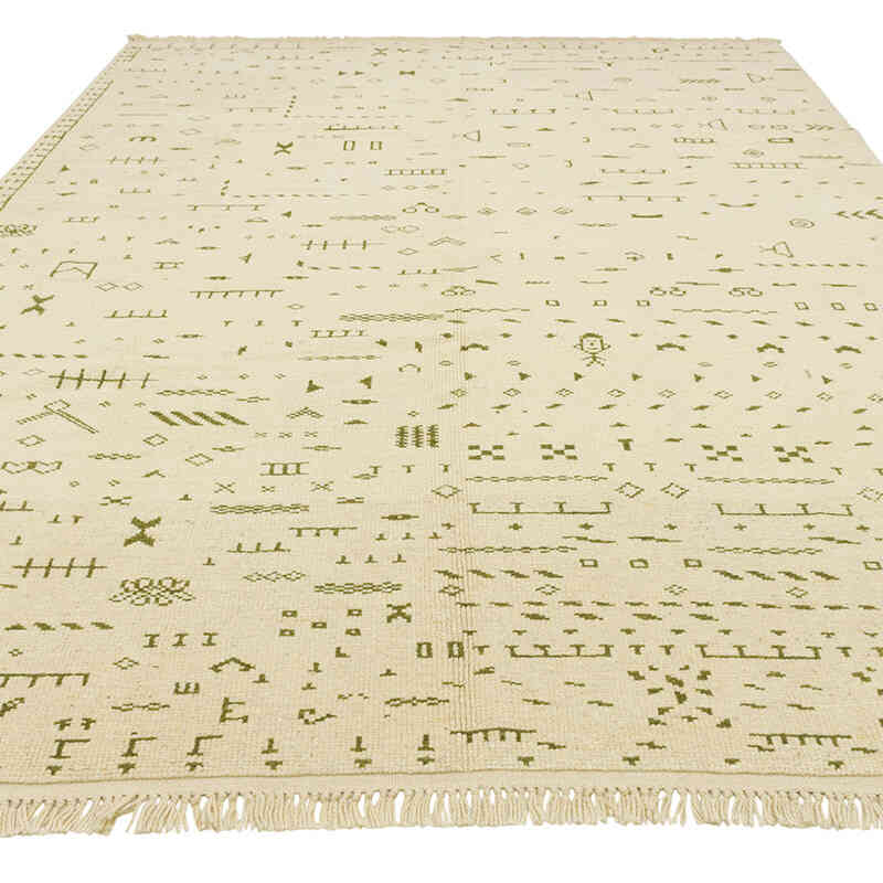 New Turkish Hand-Knotted Rug - K0080614